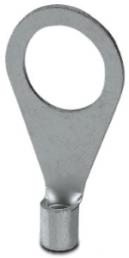 Unisolierter Ringkabelschuh, 2,6-6,0 mm², AWG 14 bis 10, 13 mm, M12, metall
