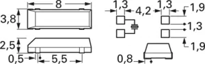 Q- 32,768000K-MP03-20-E-12,5-TR Auris Quarze