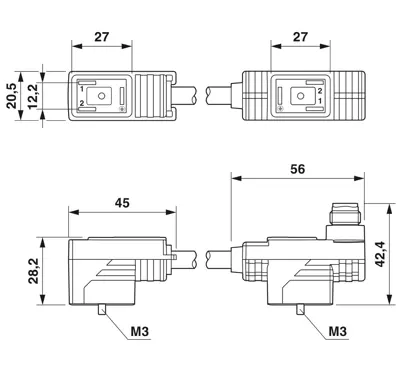 1458473 Phoenix Contact Sensor-Aktor Kabel Bild 2