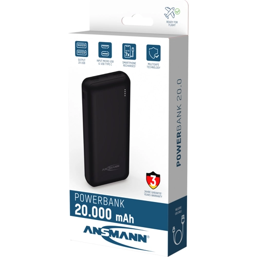 PB212 20000AH Ansmann Powerbanks, Zusatzakkus Bild 4
