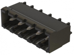 Leiterplattensteckverbinder, 18-polig, RM 5 mm, abgewinkelt, schwarz, 14121816002000