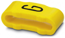 PVC Bezeichnungshülse, Aufdruck "G", (L x B) 11.3 x 4.3 mm, gelb, 0826611:G