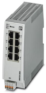 Ethernet Switch, managed, 8 Ports, 100 Mbit/s, 24 VDC, 2702327