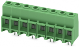 Leiterplattenklemme, 8-polig, RM 10.16 mm, 0,5-16 mm², 76 A, Schraubanschluss, grün, 1709746