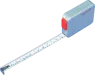 89009-001 SCHROFF Bandmaße, Maßstäbe, Messschieber