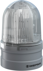LED-Aufbauleuchte TwinFLASH, Ø 85 mm, weiß, 12-24 V AC/DC, IP66
