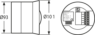 B/SE128 WS 12/24V- Digisound Akustische Signalgeber Bild 2
