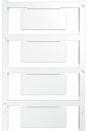 Polyamid Gerätemarkierer, (L x B) 42 x 19 mm, weiß, 8 Stk