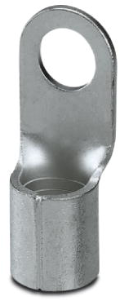 Unisolierter Ringkabelschuh, 50 mm², AWG 1, 10.5 mm, M10, metall