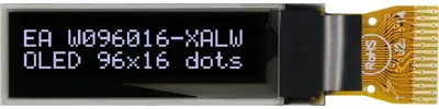 EA W096016-XALW DISPLAY VISIONS OLED Displays