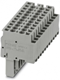 Stecker, Federzuganschluss, 0,08-4,0 mm², 11-polig, 24 A, 6 kV, grau, 3040504