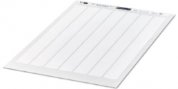 Polyester Etikett, (L x B) 25 x 12 mm, weiß, DIN-A4-Bogen mit 147 Stk