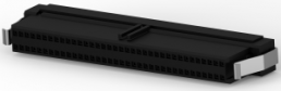 Buchsengehäuse, 100-polig, RM 1.27 mm, gerade, schwarz, 2-111196-4