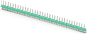 Stiftleiste, 50-polig, RM 2.54 mm, gerade, grün, 5-826926-0