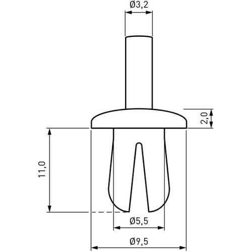 072.13.540 Ettinger Nieten, Dübel Bild 2