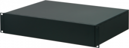 19 Zoll Schrank-Montage-Einschub, 2 HE, 84 TE, (B x H x T) 443.7 x 88.1 x 310.35 mm, Stahl, anthrazitgrau, 14821-207
