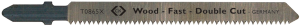 Stichsägeblätter für Holz, schnell, doppelschneidig, 5 Stück