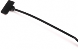 Kabelbinder mit Beschriftungsfeld, Polyamid, (L x B) 110 x 2.5 mm, Bündel-Ø 1.5 bis 19 mm, schwarz, -40 bis 85 °C