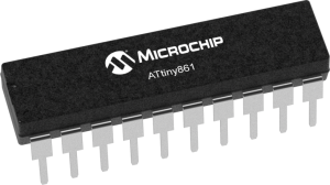 AVR Mikrocontroller, 8 bit, 10 MHz, DIP-20, ATTINY861V-10PU