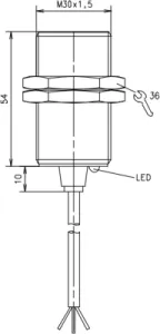 552791 PEPPERL+FUCHS Näherungsschalter, Reedschalter