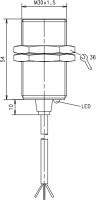 552791 PEPPERL+FUCHS Näherungsschalter, Reedschalter