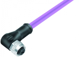 Sensor-Aktor Kabel, M12-Kabeldose, abgewinkelt auf offenes Ende, 5-polig, 10 m, PUR, violett, 4 A, 77 2534 0000 50705-1000