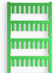 Polyamid Kabelmarkierer, beschriftbar, (B x H) 12 x 4.6 mm, max. Bündel-Ø 3.7 mm, grün, 1444310000