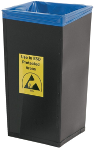 ESD-Abfallbehälter 25 Liter, ohne Deckel