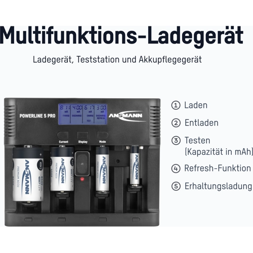 POWERLINE 5 PRO Ansmann Universal-Ladegeräte Bild 5