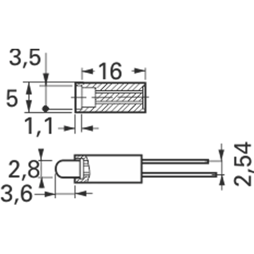 2818.3160 Mentor LED Abstandshalter Bild 2