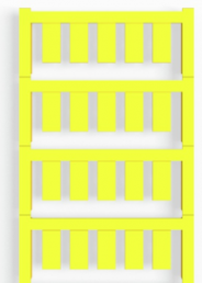 Polyamid Gerätemarkierer, (L x B) 17 x 8 mm, gelb, 200 Stk