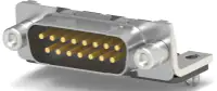 D-Sub Stecker, 15-polig, Standard, bestückt, abgewinkelt, Einlötstift, 3-338169-2