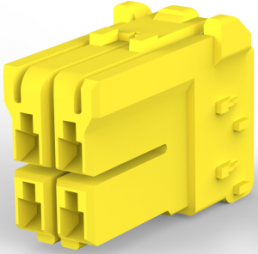 Steckergehäuse, 4-polig, RM 3.5 mm, gerade, gelb, 3-1565083-4
