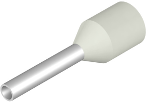 Isolierte Aderendhülse, 0,75 mm², 14 mm/8 mm lang, DIN 46228/4, weiß, 9025960000