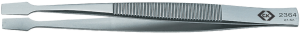 ESD Greifpinzette, unisoliert, antimagnetisch, Edelstahl, 105 mm, T2364