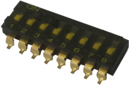 DIP-Schalter, 4-polig, gerade, 25 mA/24 VDC, DX12SC04TTB