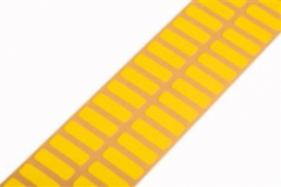 Etikett, (L x B) 20 x 8 mm, gelb, Rolle mit 3000 Stk