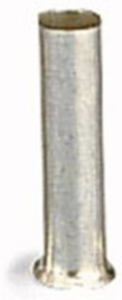 Unisolierte Aderendhülse, 0,75 mm², 8 mm lang, silber, 216-102
