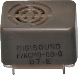 Signalgeber, 76 dB, 12 VDC, 15 mA, grau