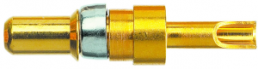 Stiftkontakt, 2,54-5,31 mm², AWG 14-12, Crimpanschluss, vergoldet, 09692825421