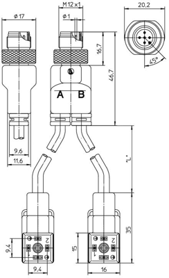 43799 Lumberg Automation Sensor-Aktor Kabel Bild 2
