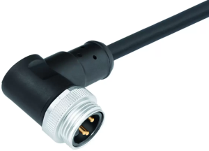Sensor-Aktor Kabel, 7/8"-Kabelstecker, abgewinkelt auf offenes Ende, 5-polig, 5 m, PUR, schwarz, 9 A, 77 1427 0000 50005-0500