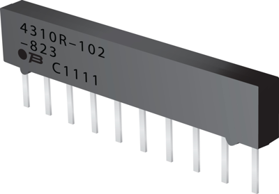 4308R-104-331/331L Bourns Electronics GmbH Resistor Networks