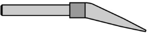 Lötspitze, Meißelform, (D x B) 0.5 x 1 mm, WTA 11
