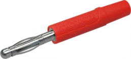 2.4 mm Stecker, Lötanschluss, 0,5 mm², rot, FK 04 L NI / RT