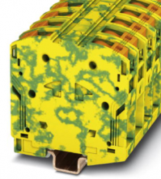 Schutzleiter-Reihenklemme, Power-Turn-Anschluss, 10-70 mm², 1-polig, 8 kV, gelb/grün, 3260052