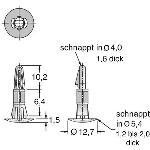 006.81.536 Ettinger Leiterplattenbefestigung Bild 2