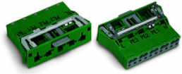 Stecker, 5-polig, Snap-in, Federklemmanschluss, 0,5-4,0 mm², grün, 770-2335/007-000