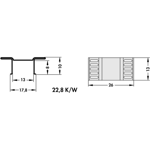 FK 244 13 D2 PAK TR Fischer Elektronik Kühlkörper Bild 2