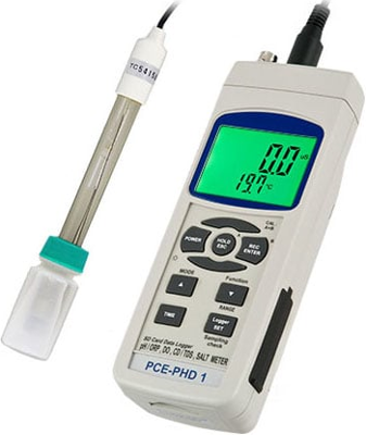PCE-PHD 1-PH PCE Instruments Leitfähigkeitmessgeräte, PH-Meter, Refraktometer Bild 1